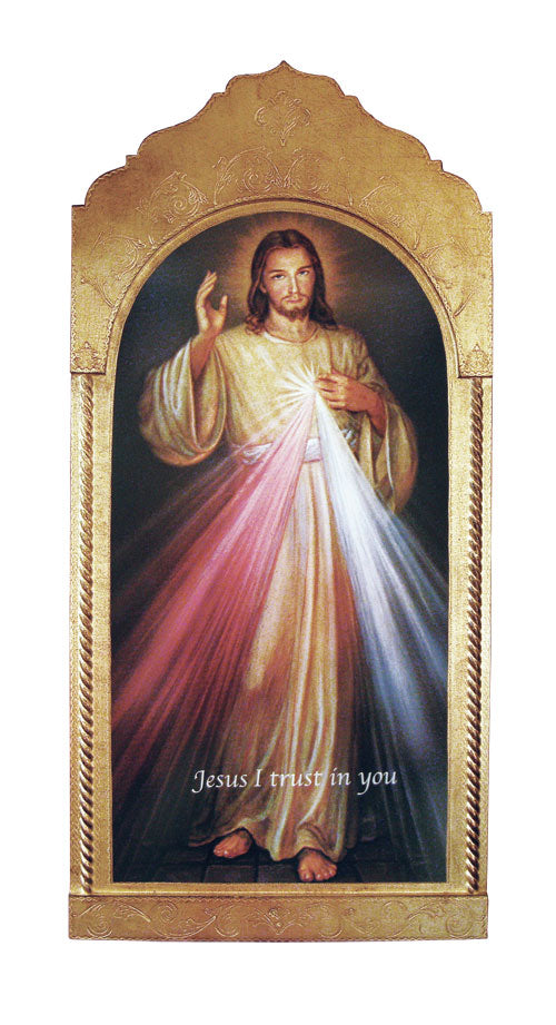 Divine Mercy Florentine Plaque