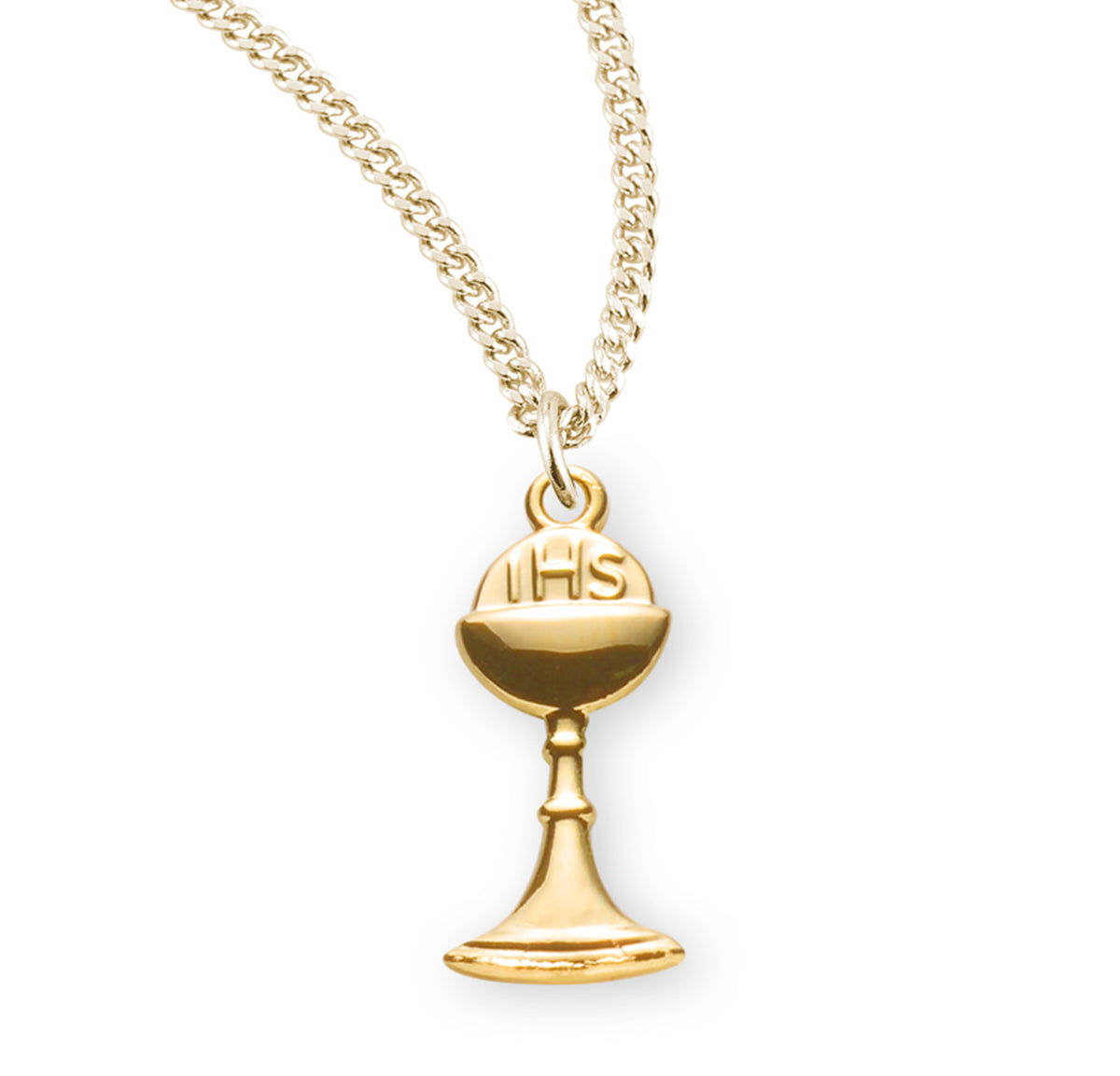 Gold Over Sterling Silver Chalice Pendant