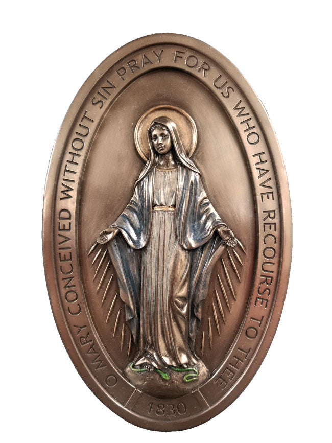 Miraculous Medal Wall Plaque