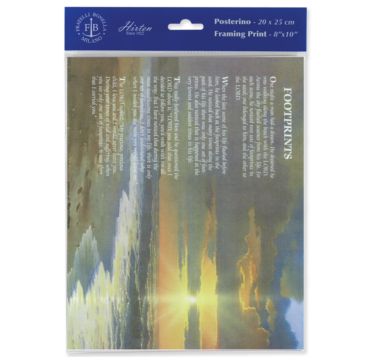 Footprints Print (Pack of 3)