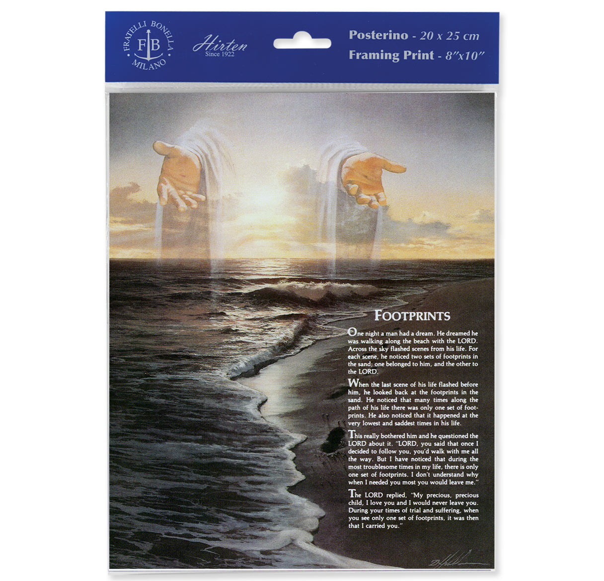 Footprints Print (Pack of 3)