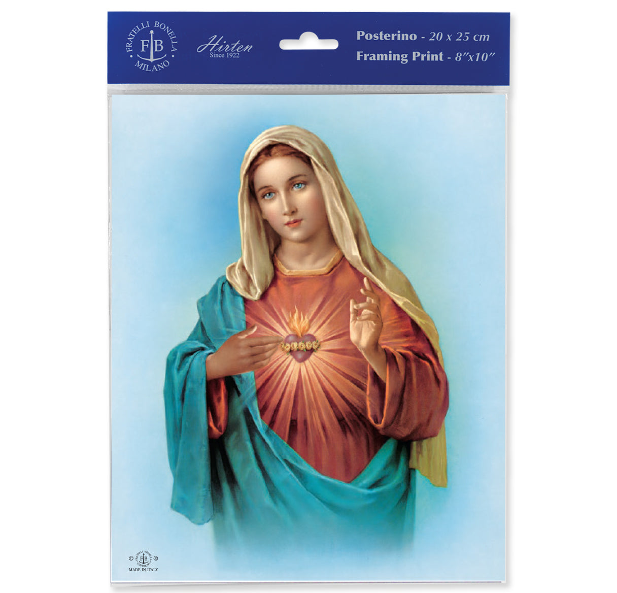 Immaculate Heart of Mary Print (Pack of 3)