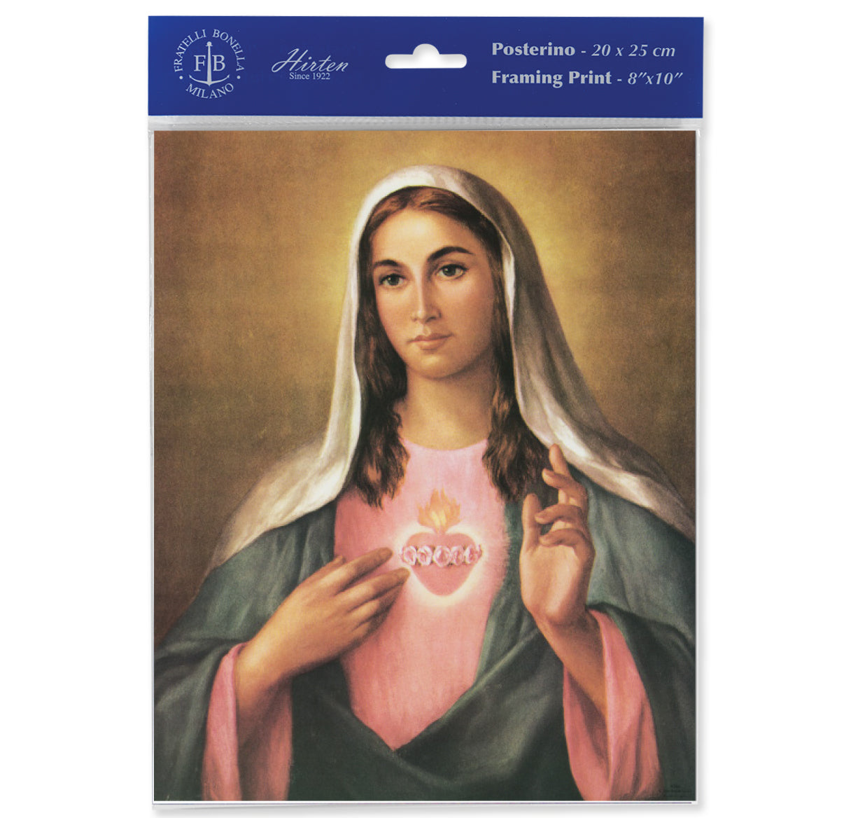 Immaculate Heart of Mary Print (Pack of 3)