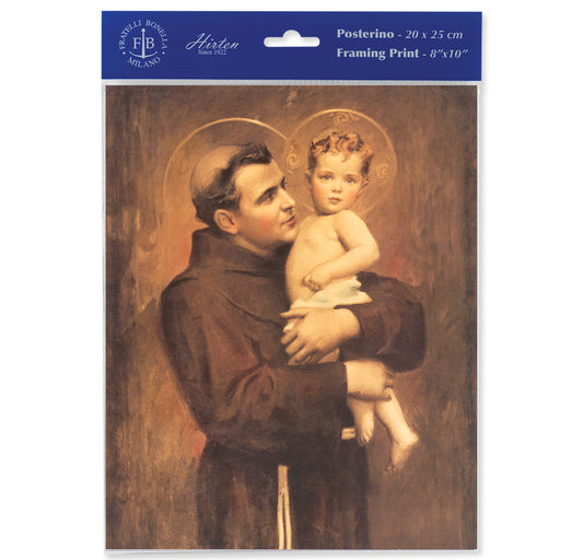 St. Anthony with Jesus Print (Pack of Three)