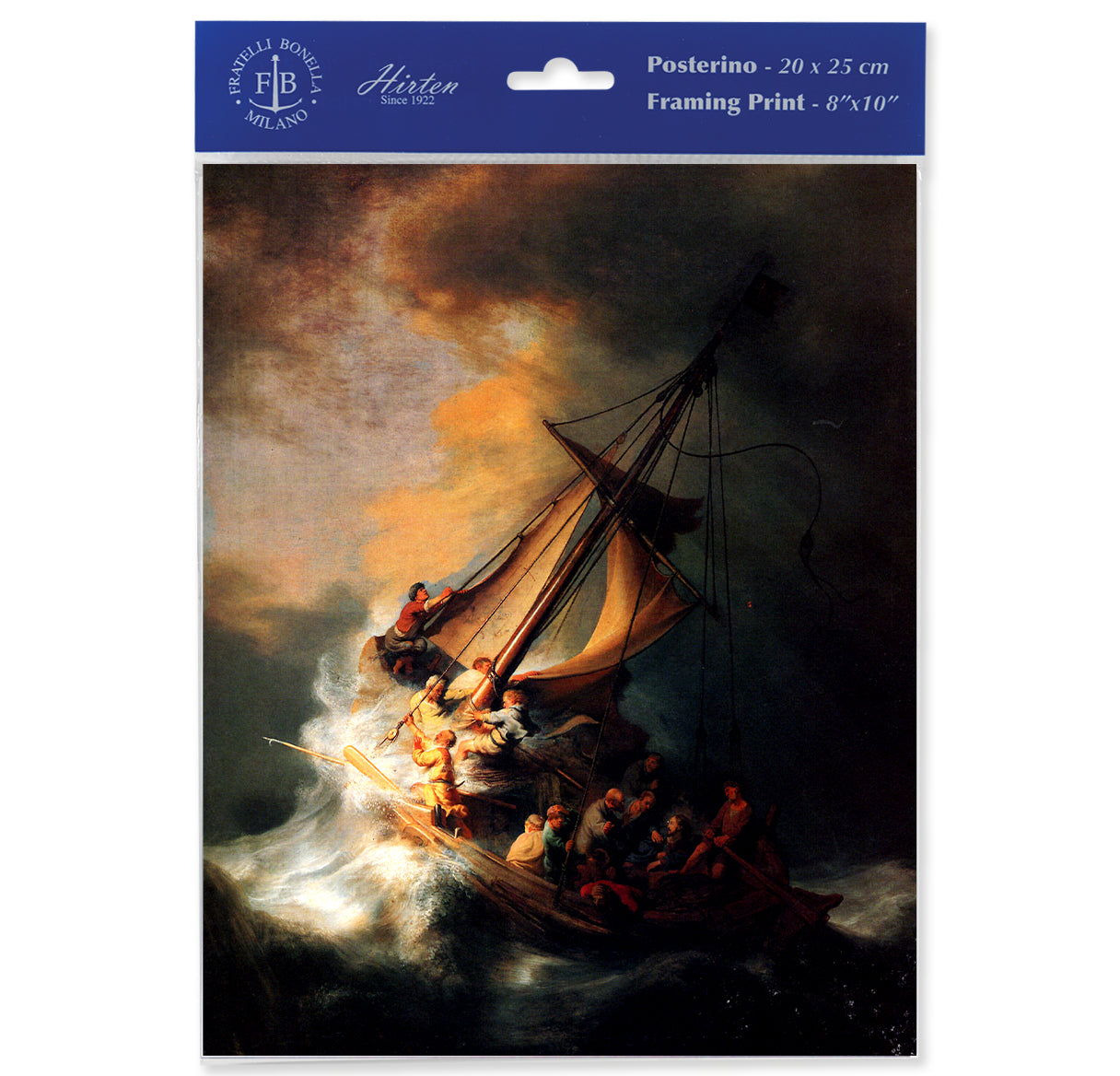 The Storm on the Sea of Galilee Print (Pack of Three)