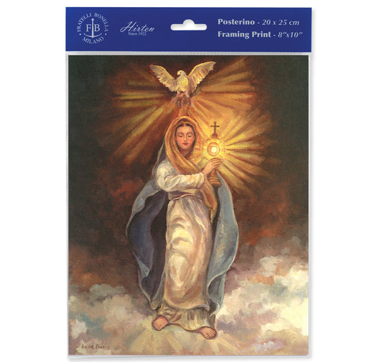 Mary with Monstrance Print (Pack of 3)
