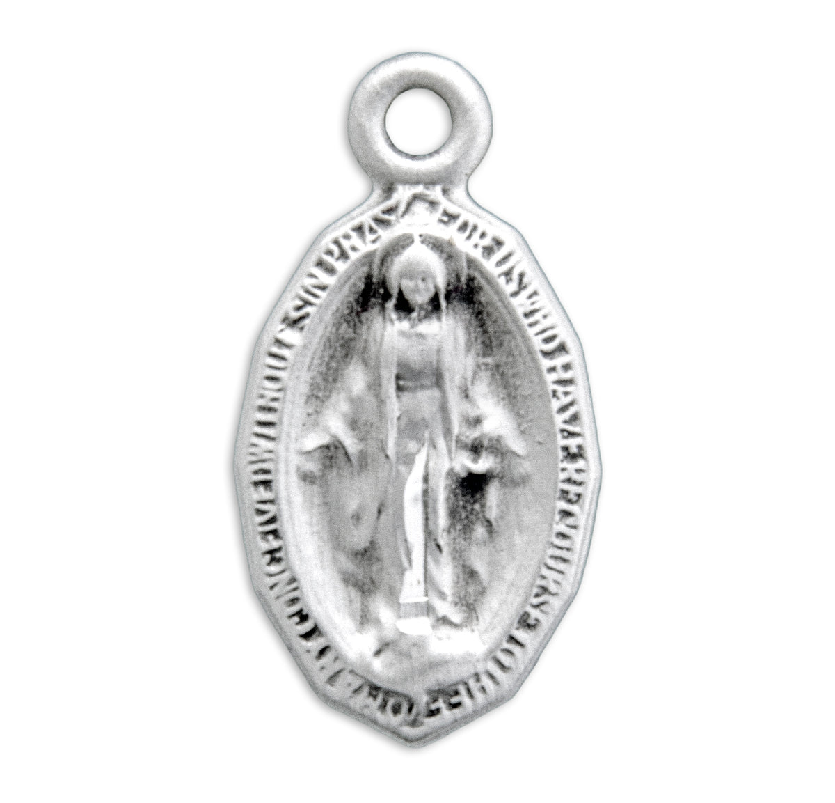 Sterling Silver Oval Miraculous Medal
