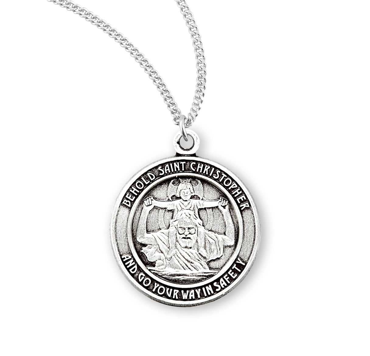Sterling Silver 4-Way Medal