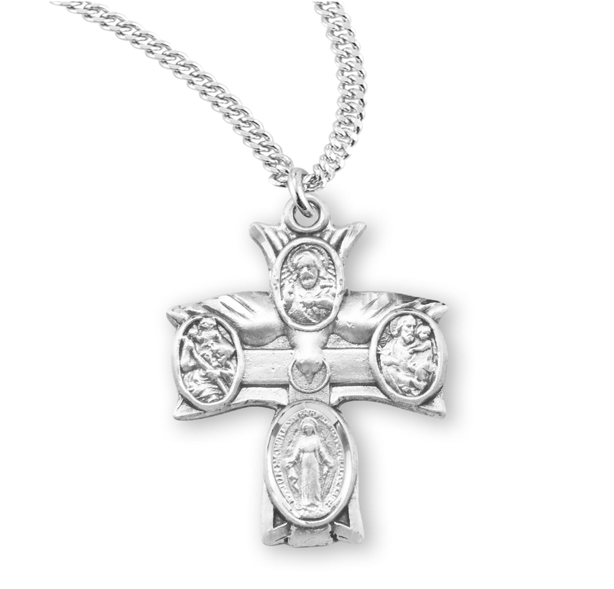 Sterling Silver 3-Way Medal