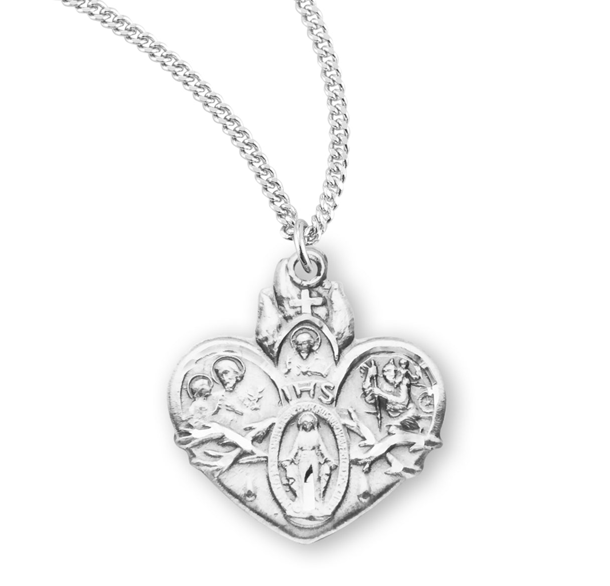 Sterling Silver 4-Way Medal