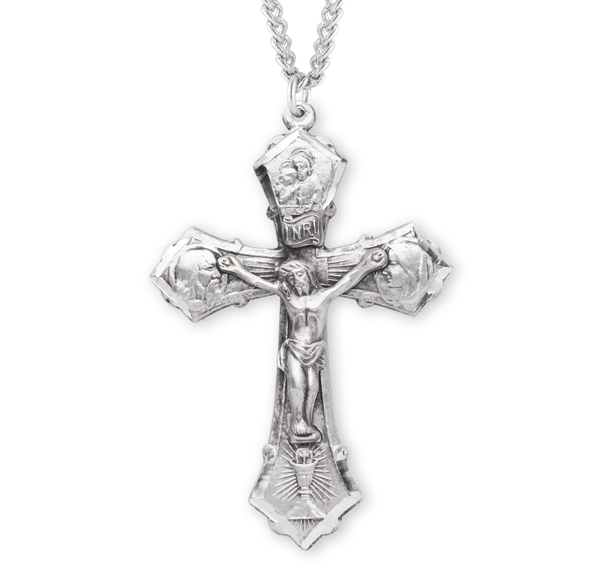 Holy Spirit High Polished Sterling Silver Medal