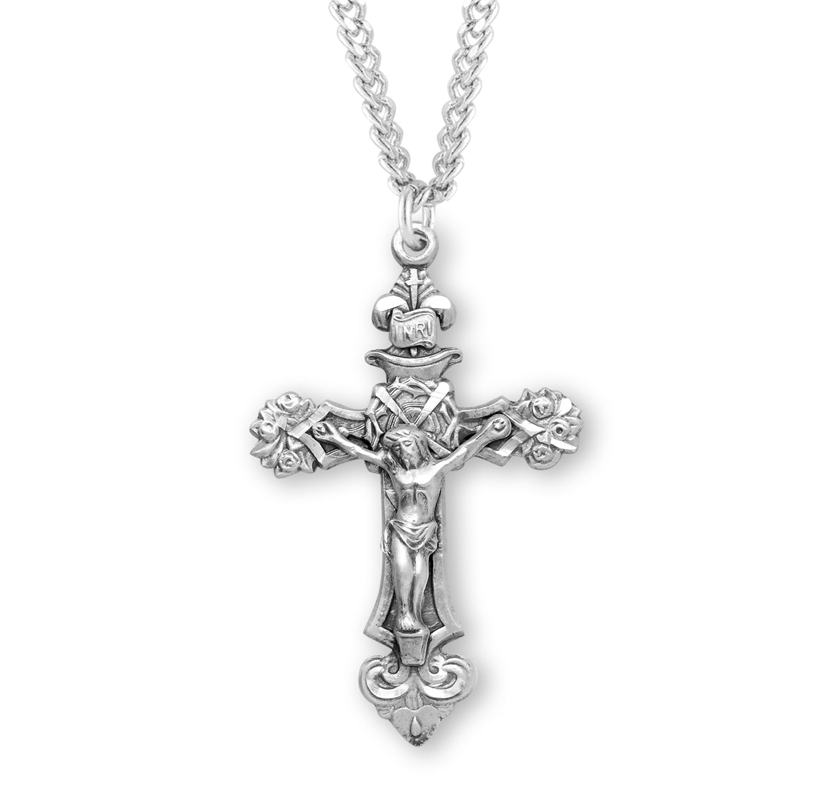 Saint Christopher Round Sterling Silver Medal