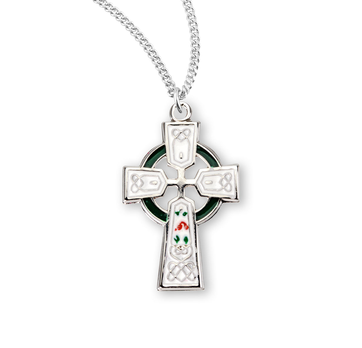 Sterling Silver Irish Celtic cross Pendant