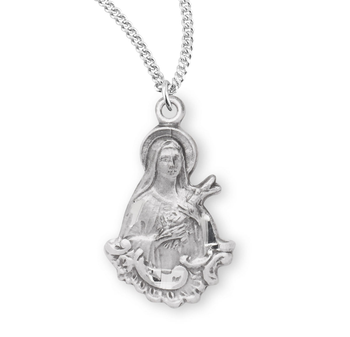 Saint Therese of Lisieux Sterling Silver Medal