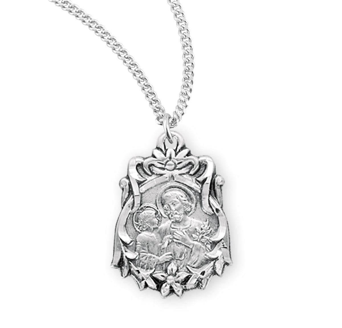 Sterling Silver Saint Joseph Medal
