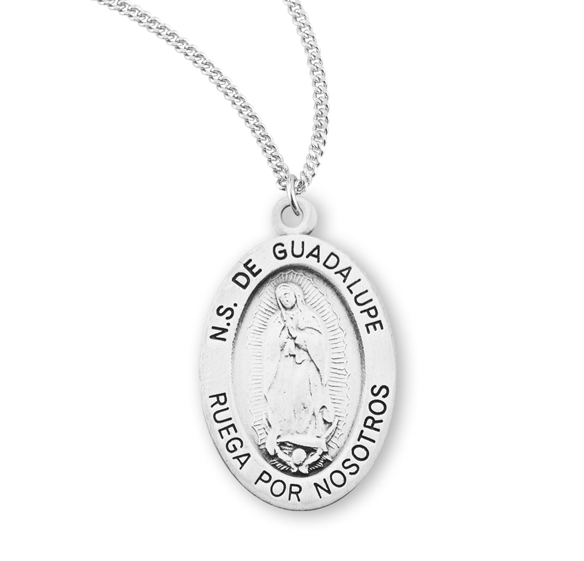 Saint Jude Thaddeus Round Sterling Silver Medal