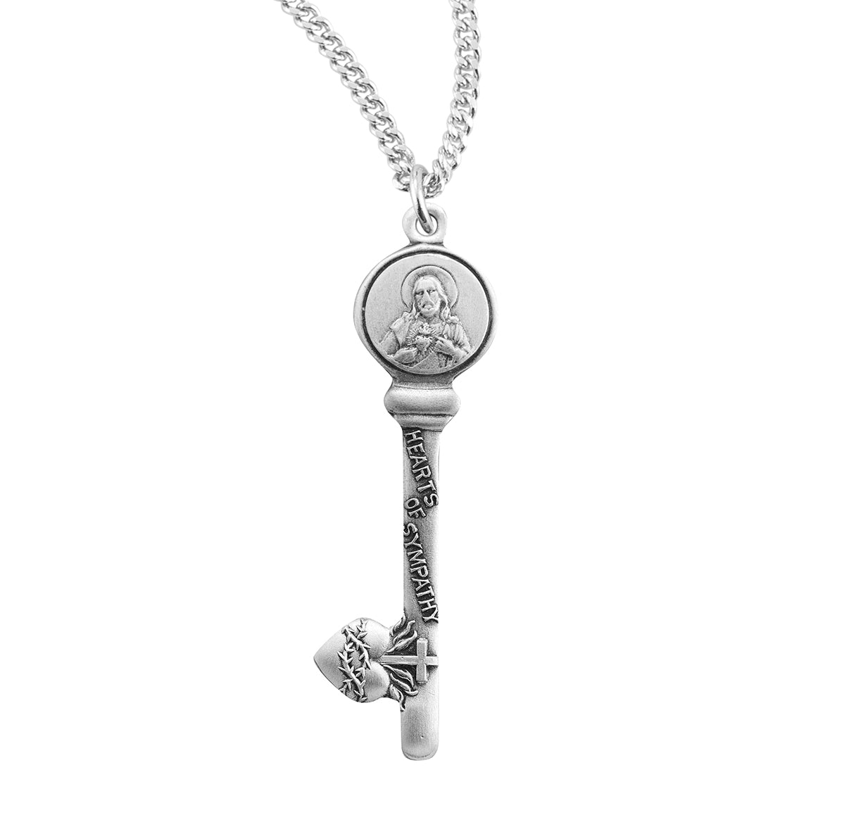 Saint Therese Round Sterling Silver Medal