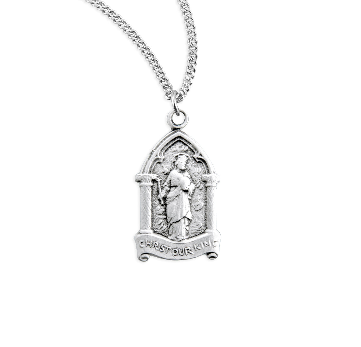 Christ Our King Sterling Silver Medal