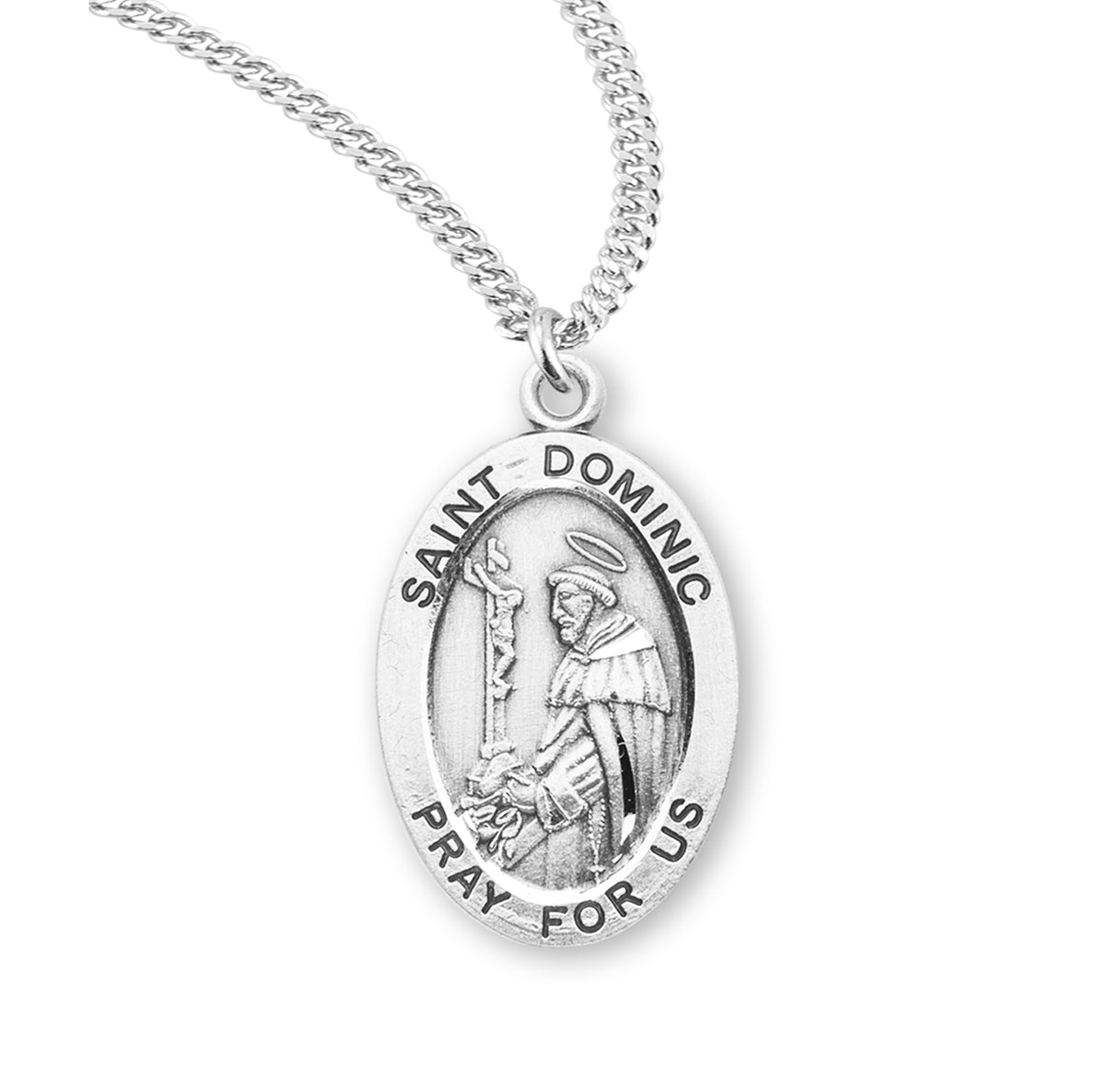 Patron Saint Eric Oval Sterling Silver Medal – The Catholic Shop