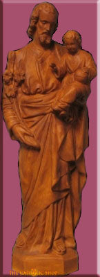 Saint Joseph And Child Statue