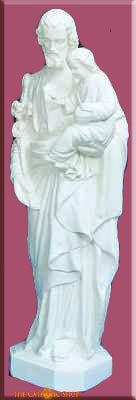 Saint Joseph And Child Statue