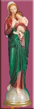 Madonna And Child Statue