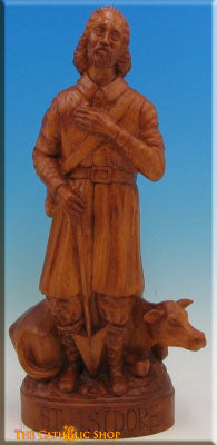 Saint Isidore the Farmer Statue