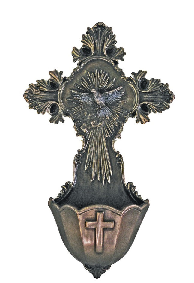 Holy Spirit In Cloud Holy Water Font