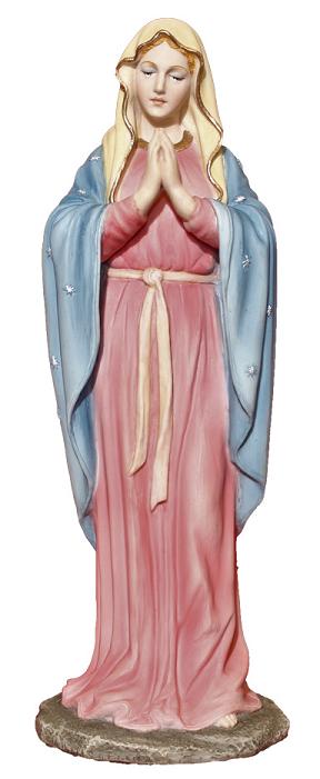 Adoring Virgin Statue 8"