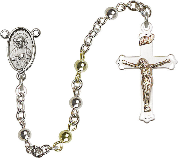 5mm Sterling Silver & Gold Filled Mother of Pearl