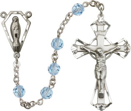 6mm Alexandrite Swarovski  Rosary