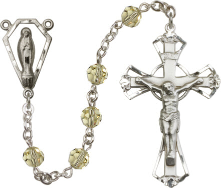 6mm Jnoquil Swarovski  Rosary