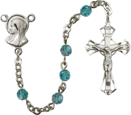 Swarovski Rosary (5mm) (Madonna Medal Center Piece)
