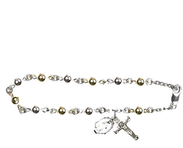 5mm Sterling Silver & Gold Filled Mother of Pearl