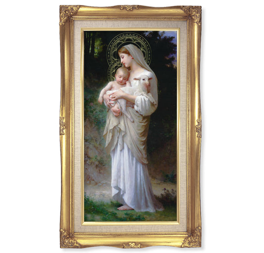 Divine Innocence Gold-Leaf Framed Art