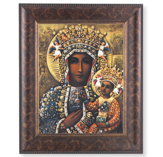 Our Lady of Czestochowa Art-Deco Framed Art