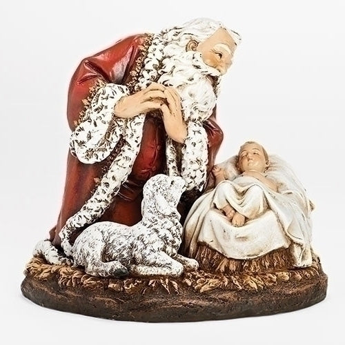 Kneeling Santa Figure 8"
