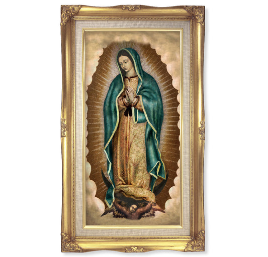 Our Lady of Guadalupe Gold-Leaf Framed Art