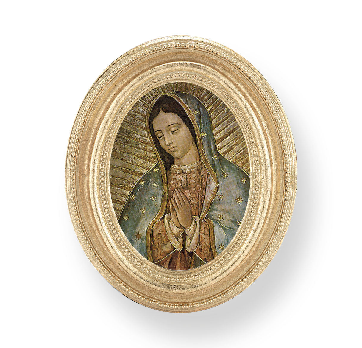 Our Lady of Guadalupe Gold Framed Print