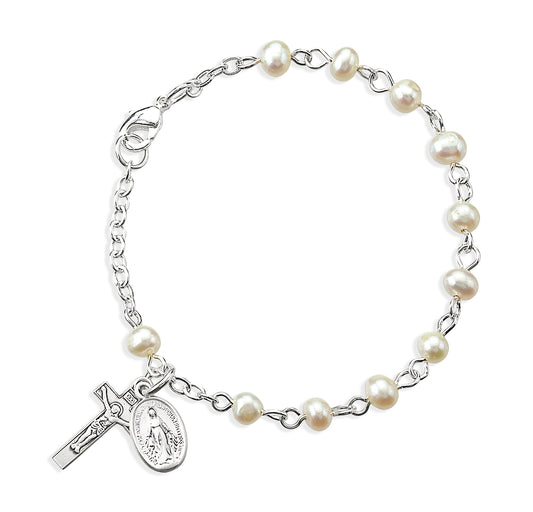 Freshwater Pearl Rosary Bracelet