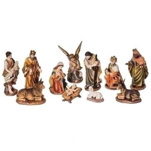 Nativity Set in Full Color 11pc