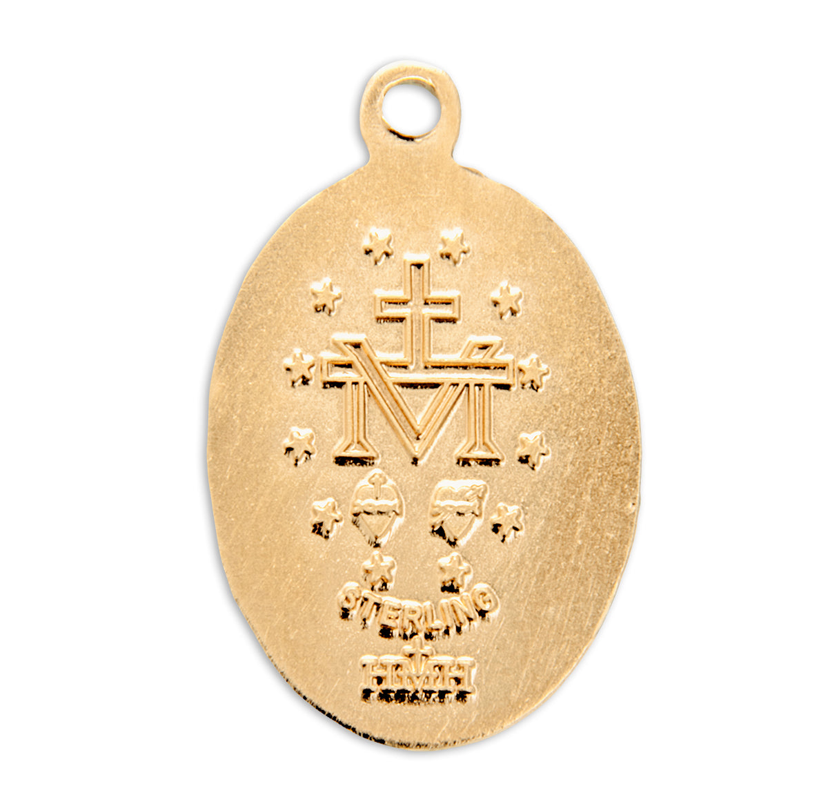 Gold Over Sterling Silver Miraculous Medal