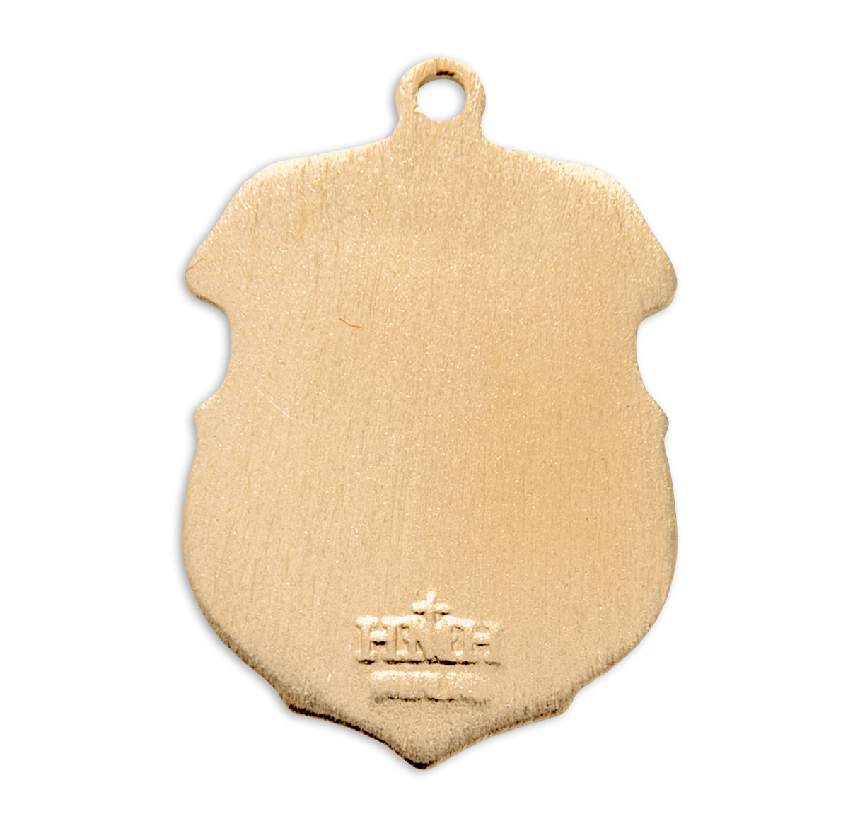 Saint Michael Gold Over Sterling Silver Badge Medal