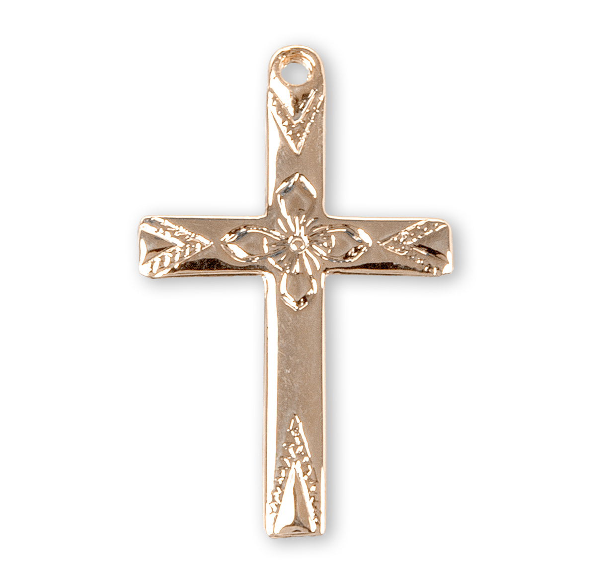 Gold Over Sterling Silver Cross