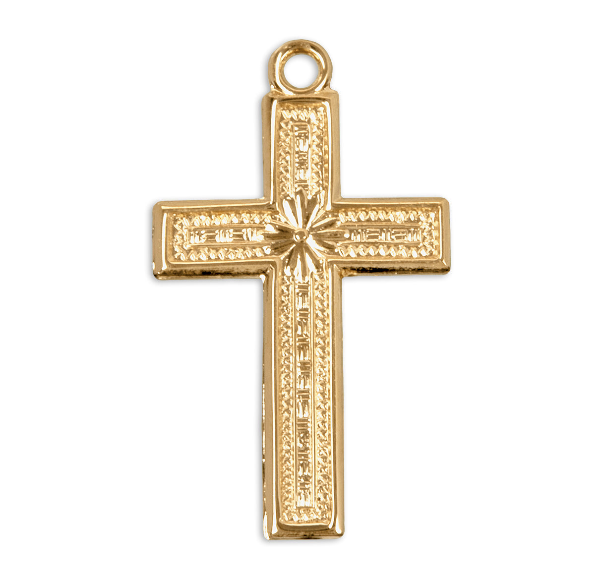 Gold Over Sterling Silver Cross