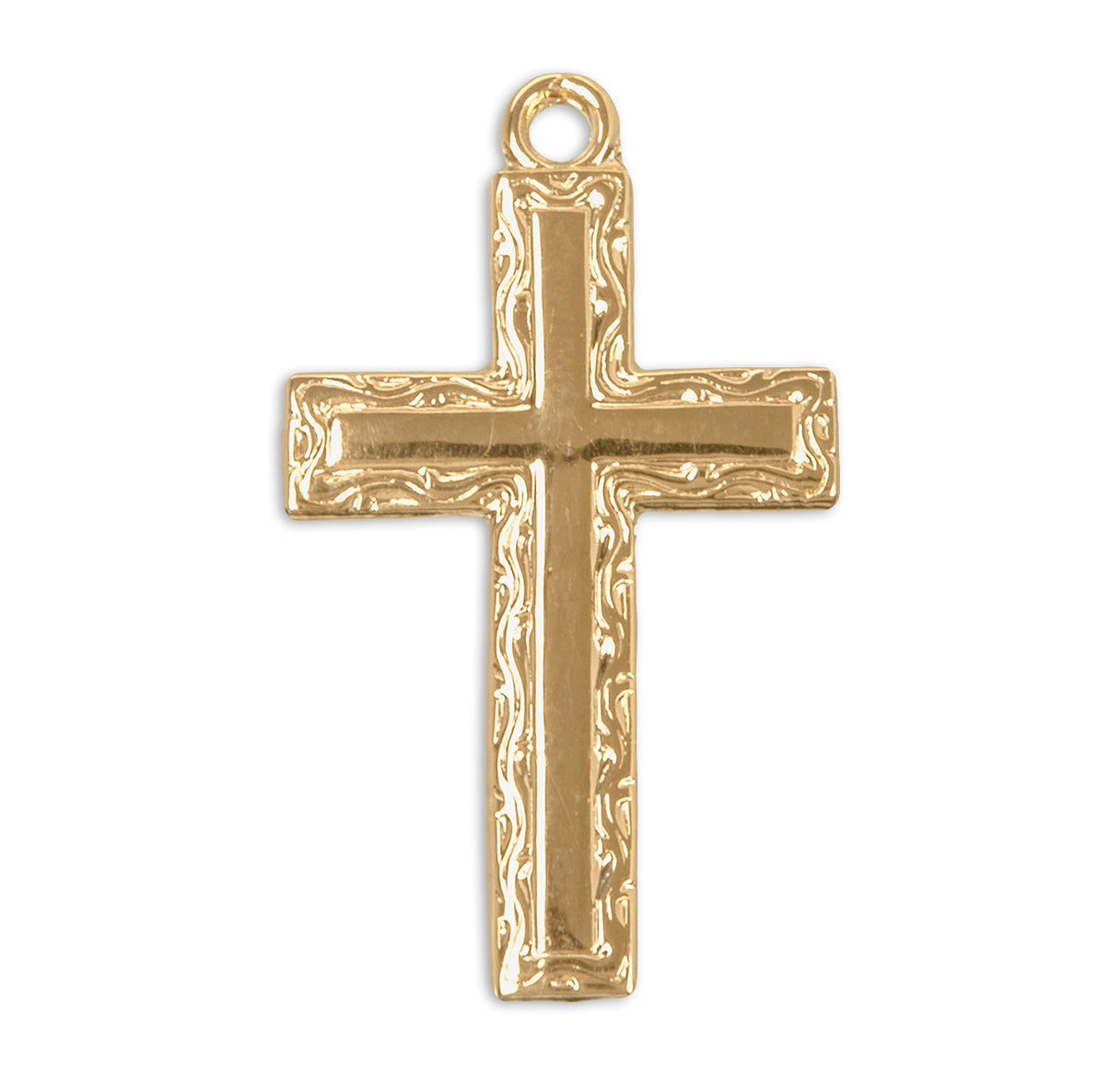 Gold Over Sterling Silver Cross