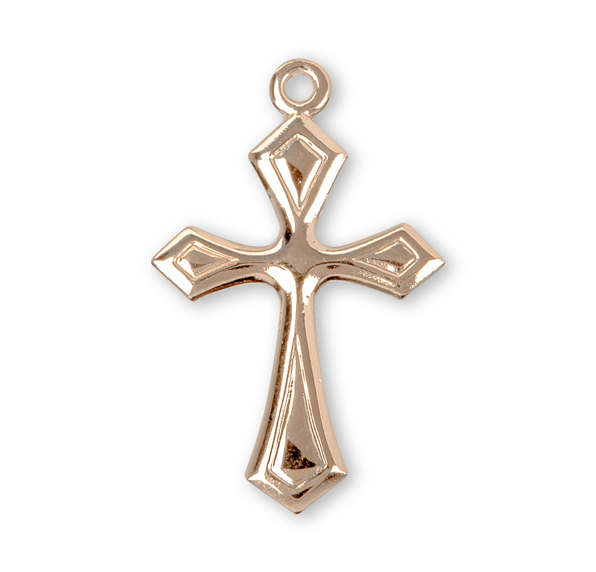 Gold Over Sterling Silver Cross