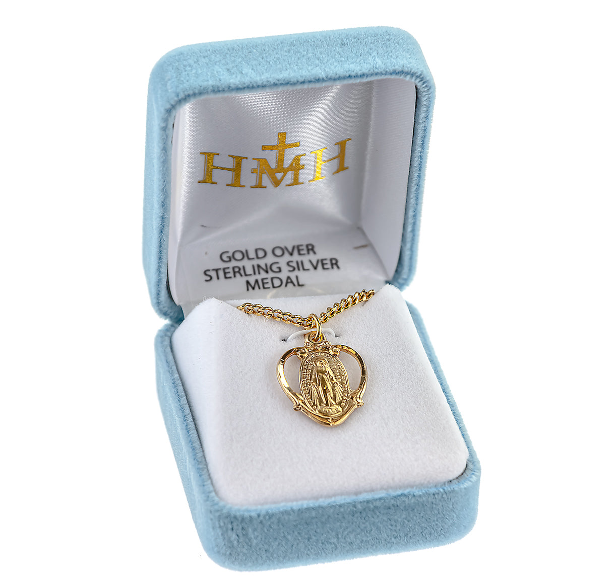 Gold Over Sterling Silver Miraculous Medal