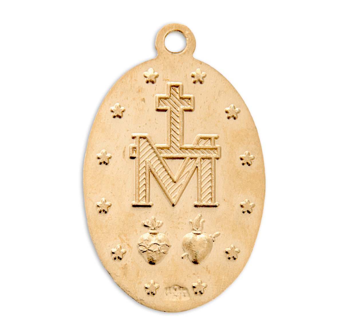 Gold Over Sterling Silver Miraculous Medal