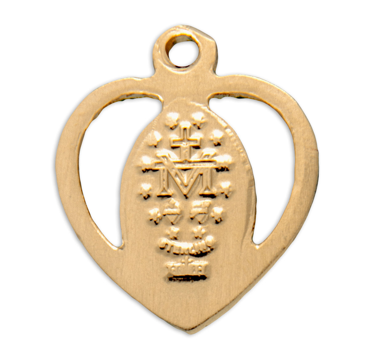 Gold Over Sterling Silver Miraculous Medal